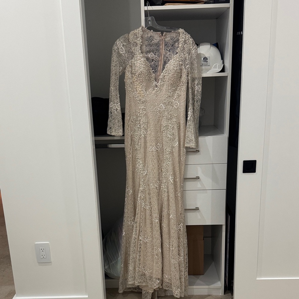 Elegant Lace Long Sleeve Dress